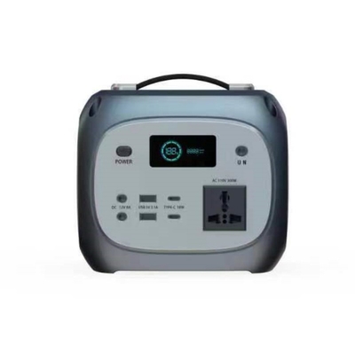 कैम्पिंग या पारिवारिक उपयोग के लिए सौर पैनल क्षमता 256WH 300W के साथ पोर्टेबल आपातकालीन बिजली स्टेशन