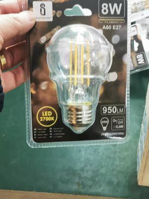 फैशन स्टाइल फिलामेंट एलईडी लाइट बल्ब एसी 176V - 264V लॉन्ग लाइफ डिजाइन 30000 घंटे