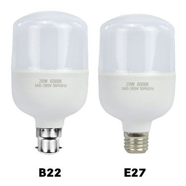 5w - 50w एलईडी प्रकार T बल्ब Smd2835 E27 आधार प्रकार 2700 - 6500k रंग तापमान: