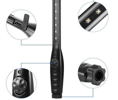 IP44 280 मिमी लंबाई पीएफ&gt; 0.5 एसएमडी 3535 2w एलईडी यूवी कीटाणुशोधन छड़ी