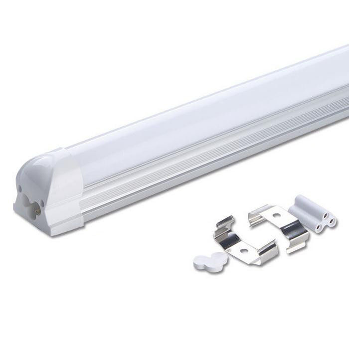 22W 24W 1200mm आपातकालीन बैटरी संचालित एकीकृत 4ft एलईडी बैटन लाइट स्थिरता चेरिंग ट्यूब
